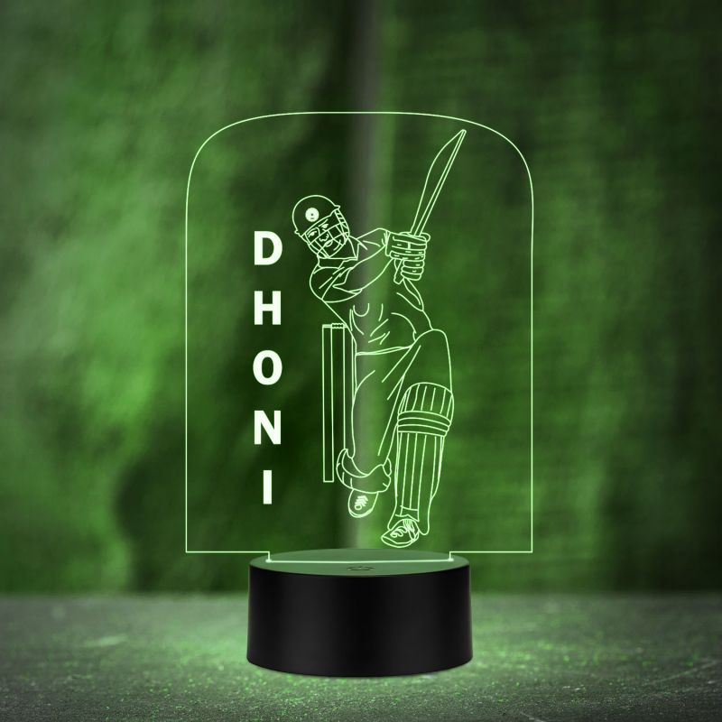 Cricketer 3D Illusion Night Light with 7 Color Changing Light for Desk Table lamp